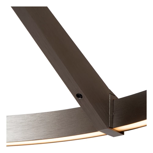 Lucide APPLAUSE - Pendant light - Ø 60 cm - LED Dim. - CCT - 1x32W 2700K/4000K - Hand Wave Sensor - Grey iron | Premium - detail 4